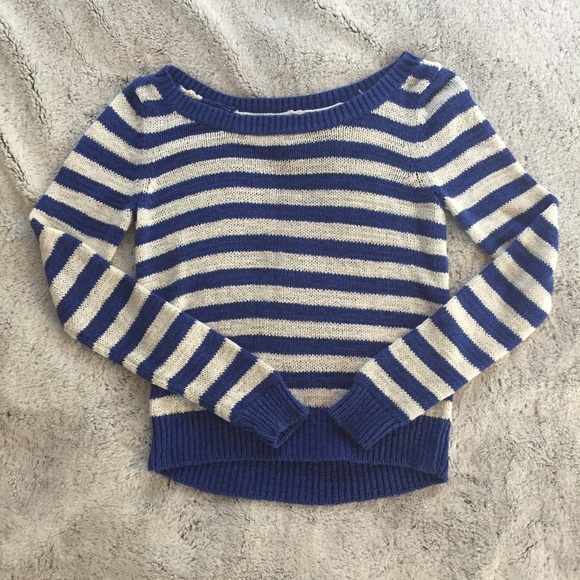 American Eagle Outfitters Sweaters - American Eagle Sweater - Blue & White Stripes